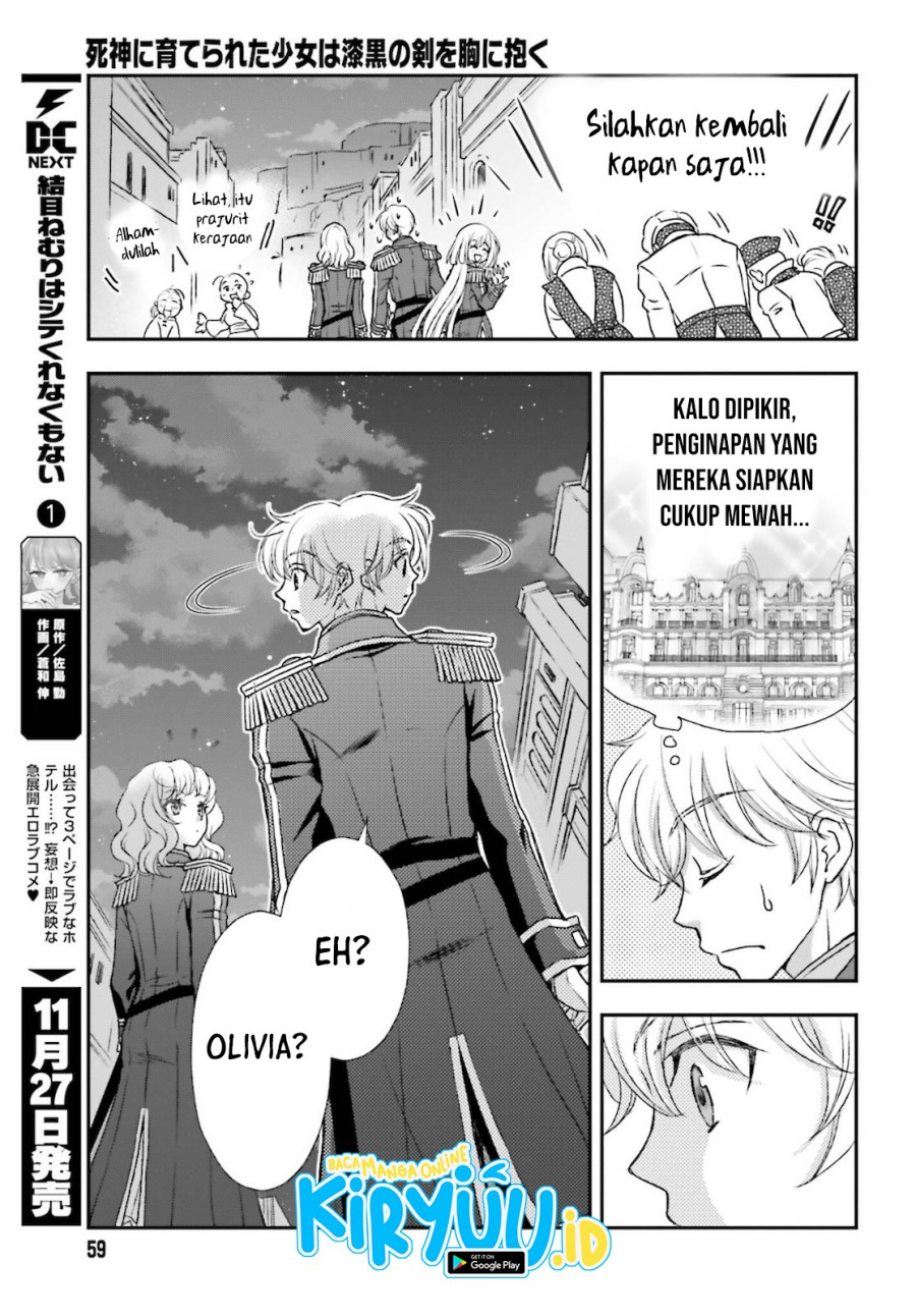 Shinigami ni Sodaterareta Shoujo wa Shikkoku no Tsurugi wo Mune ni Idaku chapter 24