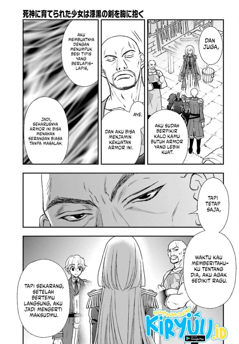 Shinigami ni Sodaterareta Shoujo wa Shikkoku no Tsurugi wo Mune ni Idaku chapter 33
