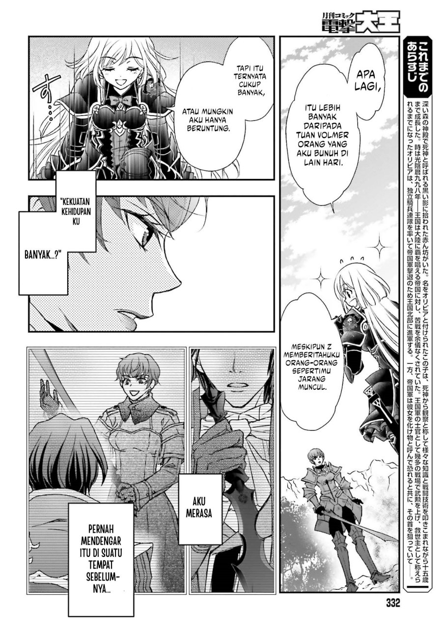 Shinigami ni Sodaterareta Shoujo wa Shikkoku no Tsurugi wo Mune ni Idaku Chapter 38 Bahasa Indonesia