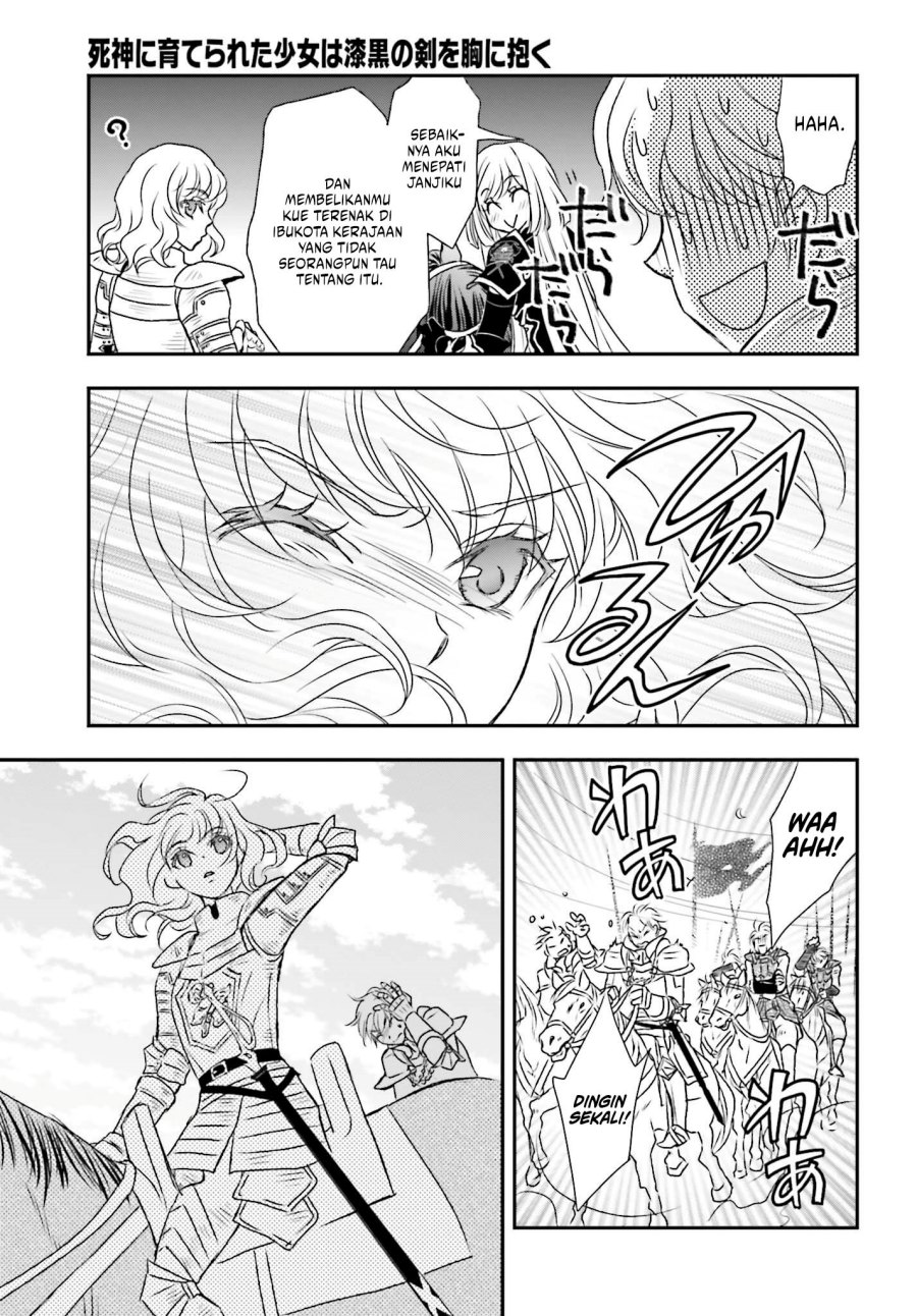 Shinigami ni Sodaterareta Shoujo wa Shikkoku no Tsurugi wo Mune ni Idaku chapter 40