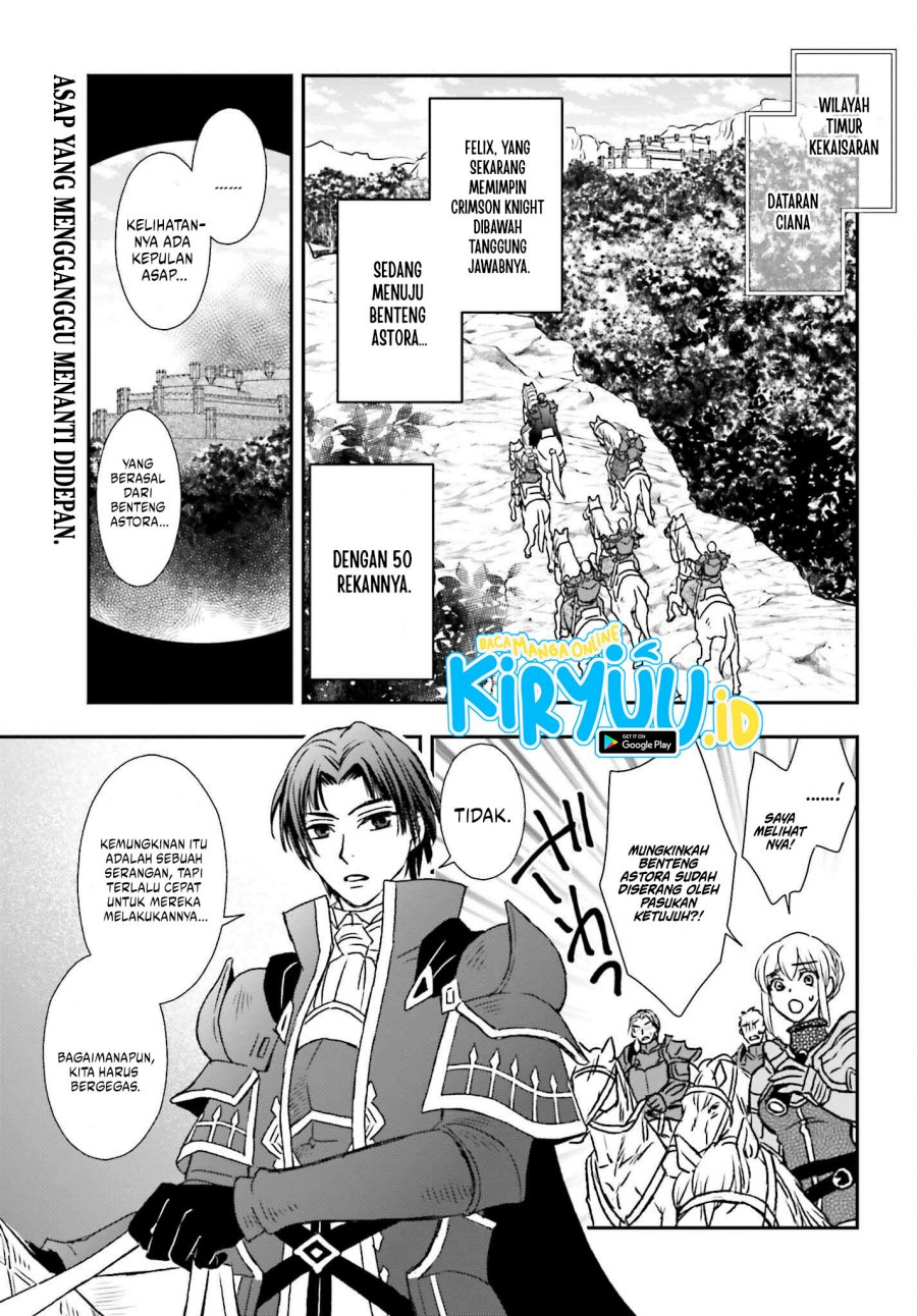 Shinigami ni Sodaterareta Shoujo wa Shikkoku no Tsurugi wo Mune ni Idaku Chapter 45 Bahasa Indonesia