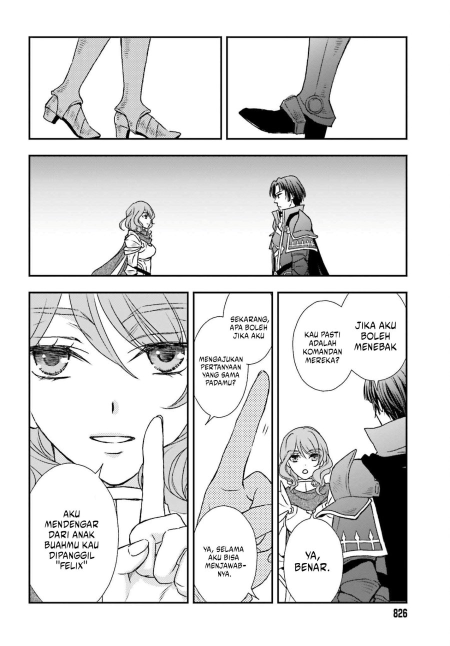 Shinigami ni Sodaterareta Shoujo wa Shikkoku no Tsurugi wo Mune ni Idaku Chapter 45 Bahasa Indonesia