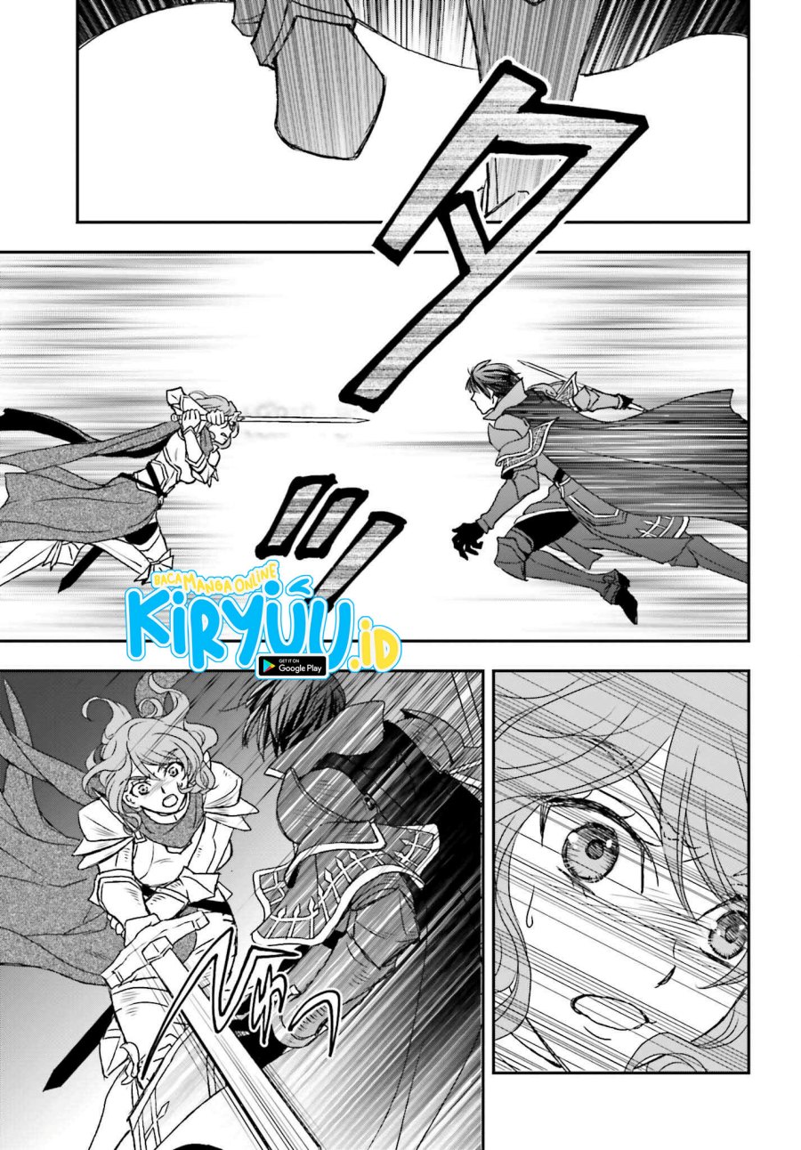 Shinigami ni Sodaterareta Shoujo wa Shikkoku no Tsurugi wo Mune ni Idaku Chapter 45 Bahasa Indonesia