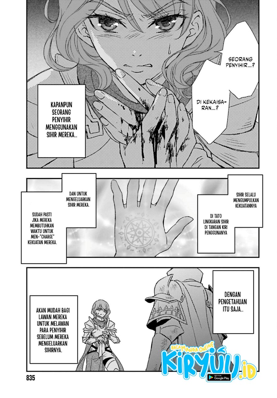 Shinigami ni Sodaterareta Shoujo wa Shikkoku no Tsurugi wo Mune ni Idaku Chapter 45 Bahasa Indonesia