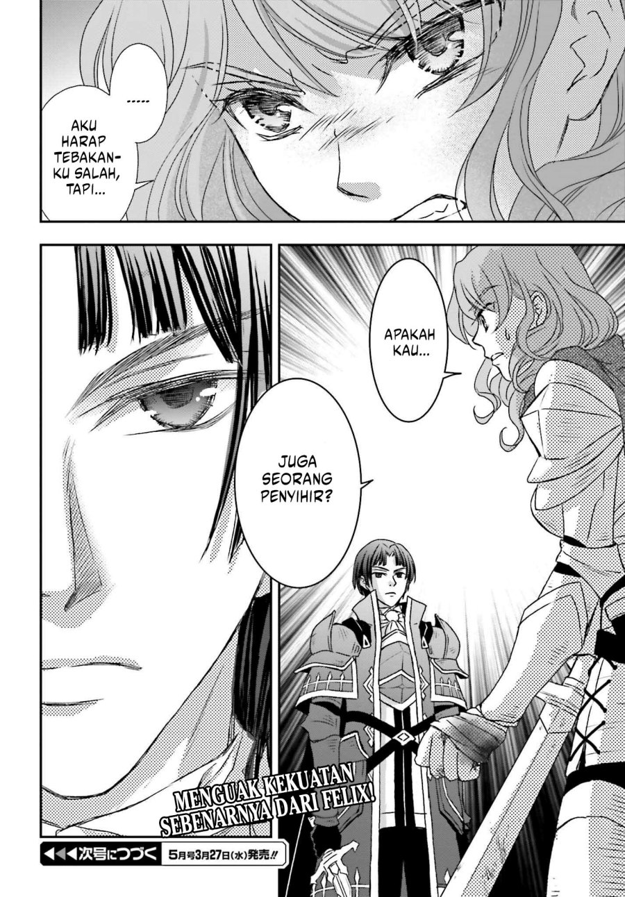 Shinigami ni Sodaterareta Shoujo wa Shikkoku no Tsurugi wo Mune ni Idaku Chapter 45 Bahasa Indonesia