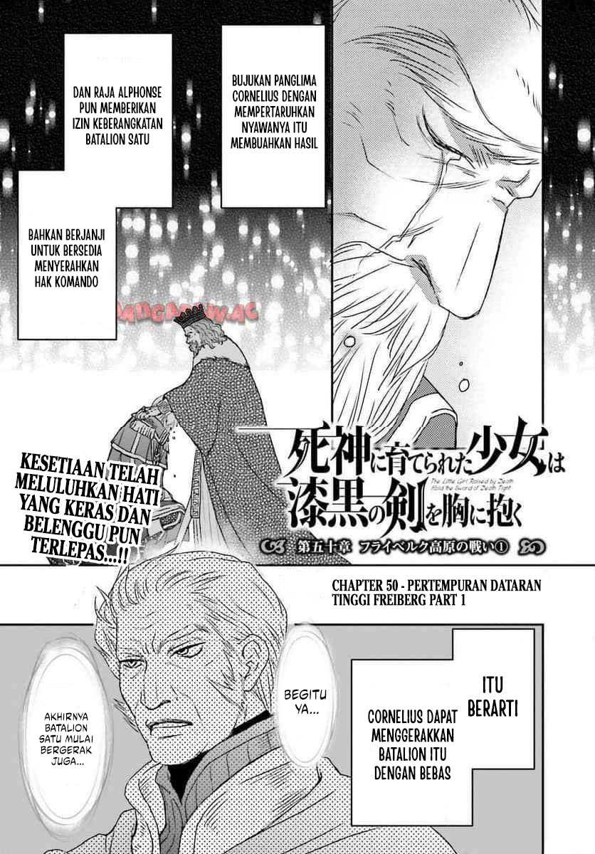 Shinigami ni Sodaterareta Shoujo wa Shikkoku no Tsurugi wo Mune ni Idaku chapter 50