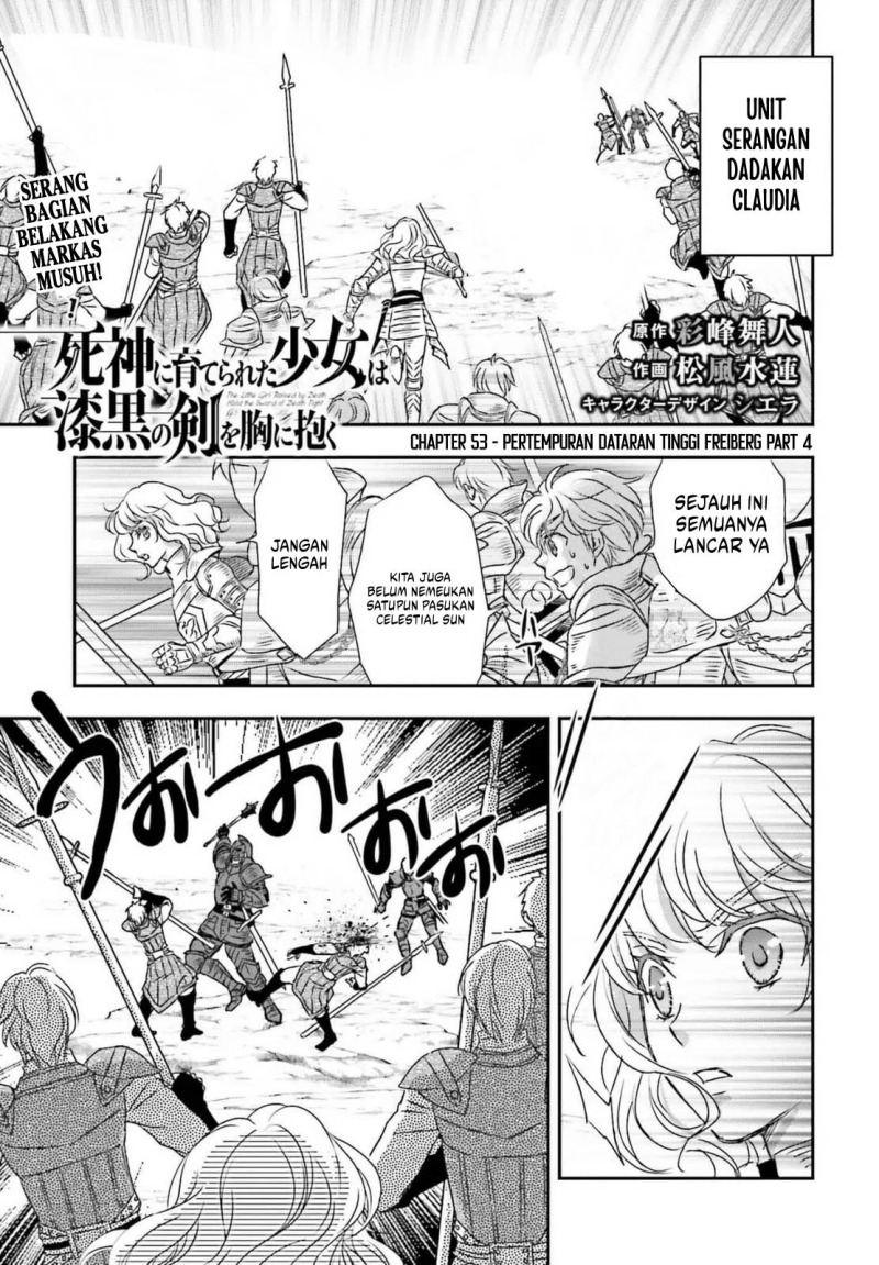 Shinigami ni Sodaterareta Shoujo wa Shikkoku no Tsurugi wo Mune ni Idaku chapter 53