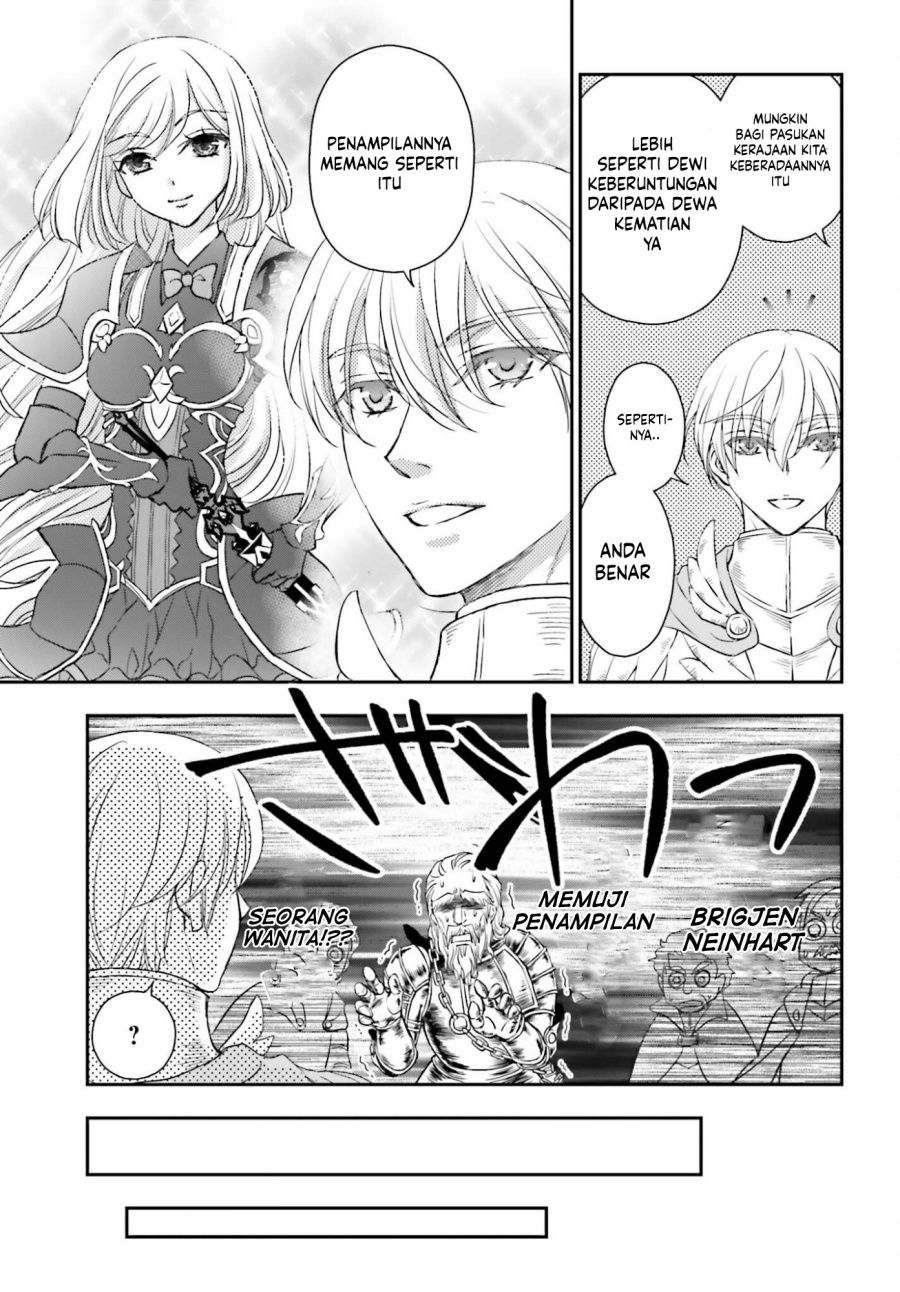 Shinigami Ni Sodaterareta Shoujo Wa Shikkoku No Tsurugi Wo Mune Ni Idaku — Chapter 55.2, halaman 18