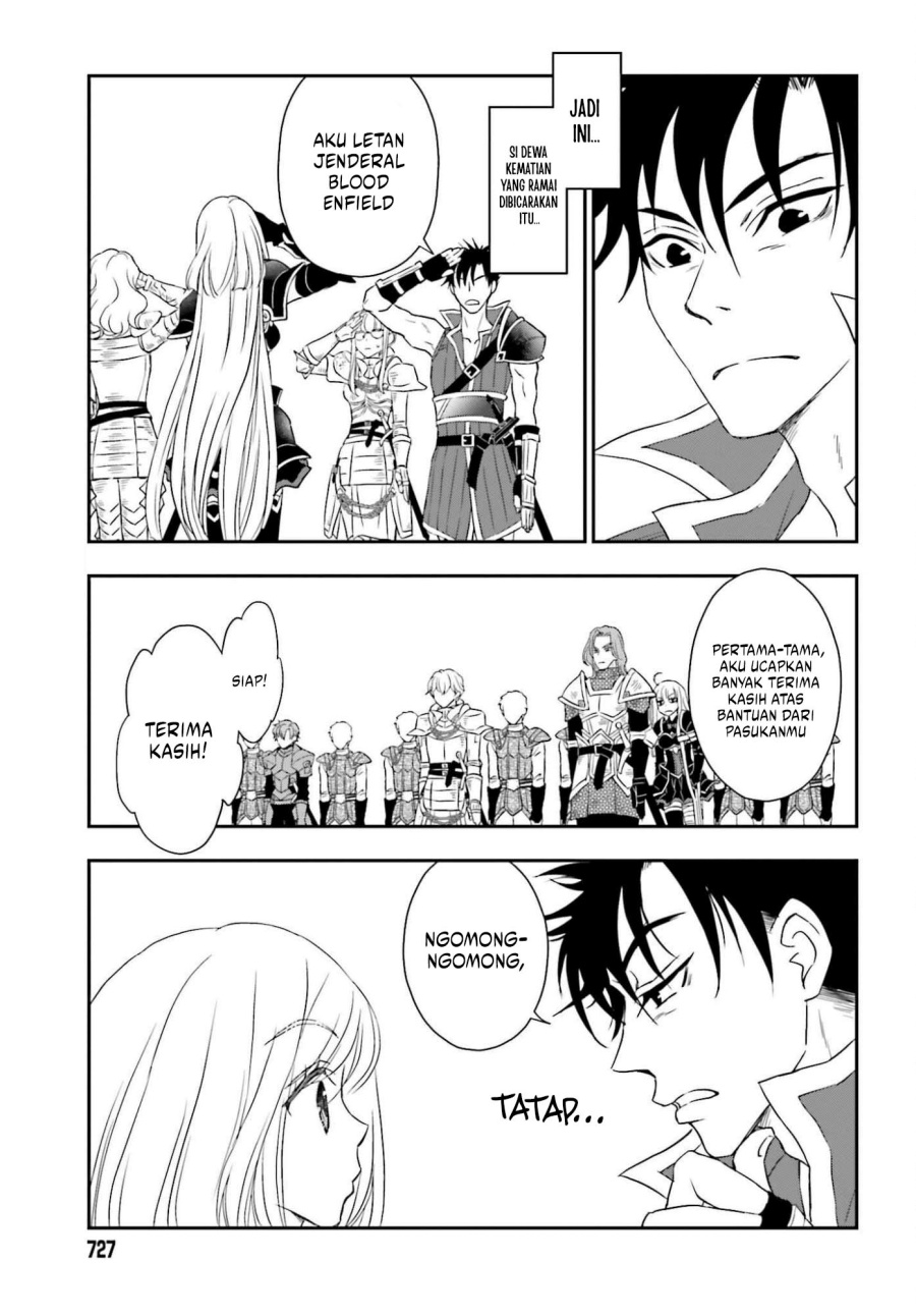 Shinigami ni Sodaterareta Shoujo wa Shikkoku no Tsurugi wo Mune ni Idaku Chapter 55 Bahasa Indonesia