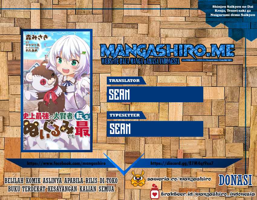 Shinjou Saikyou no Dai Kenja, Tensei-saki ga Nuigurumi demo Saikyou deshita Chapter 06 Bahasa Indonesia