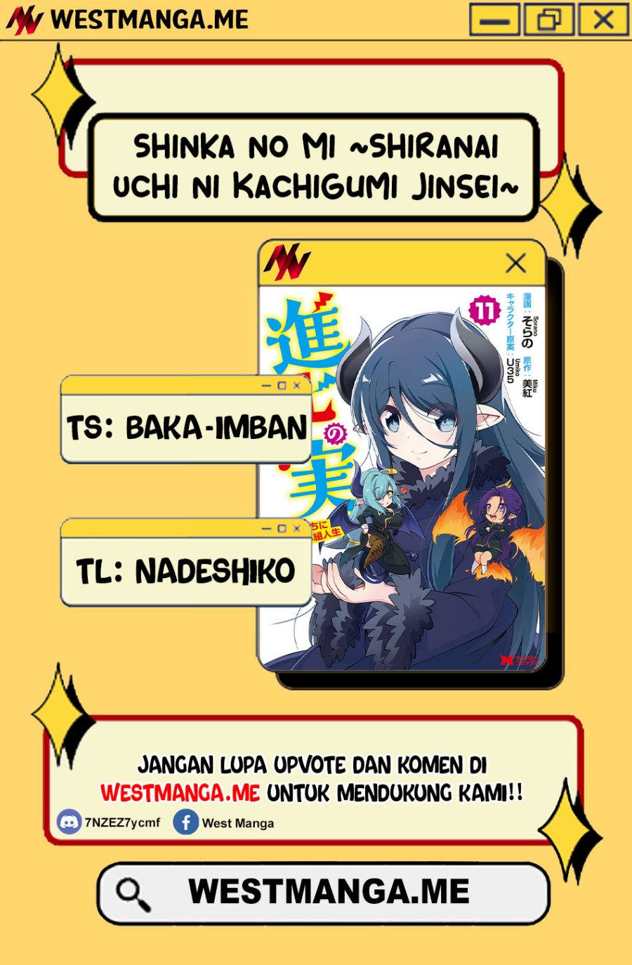 Shinka no Mi ~Shiranai Uchi ni Kachigumi Jinsei Chapter 44 Bahasa Indonesia