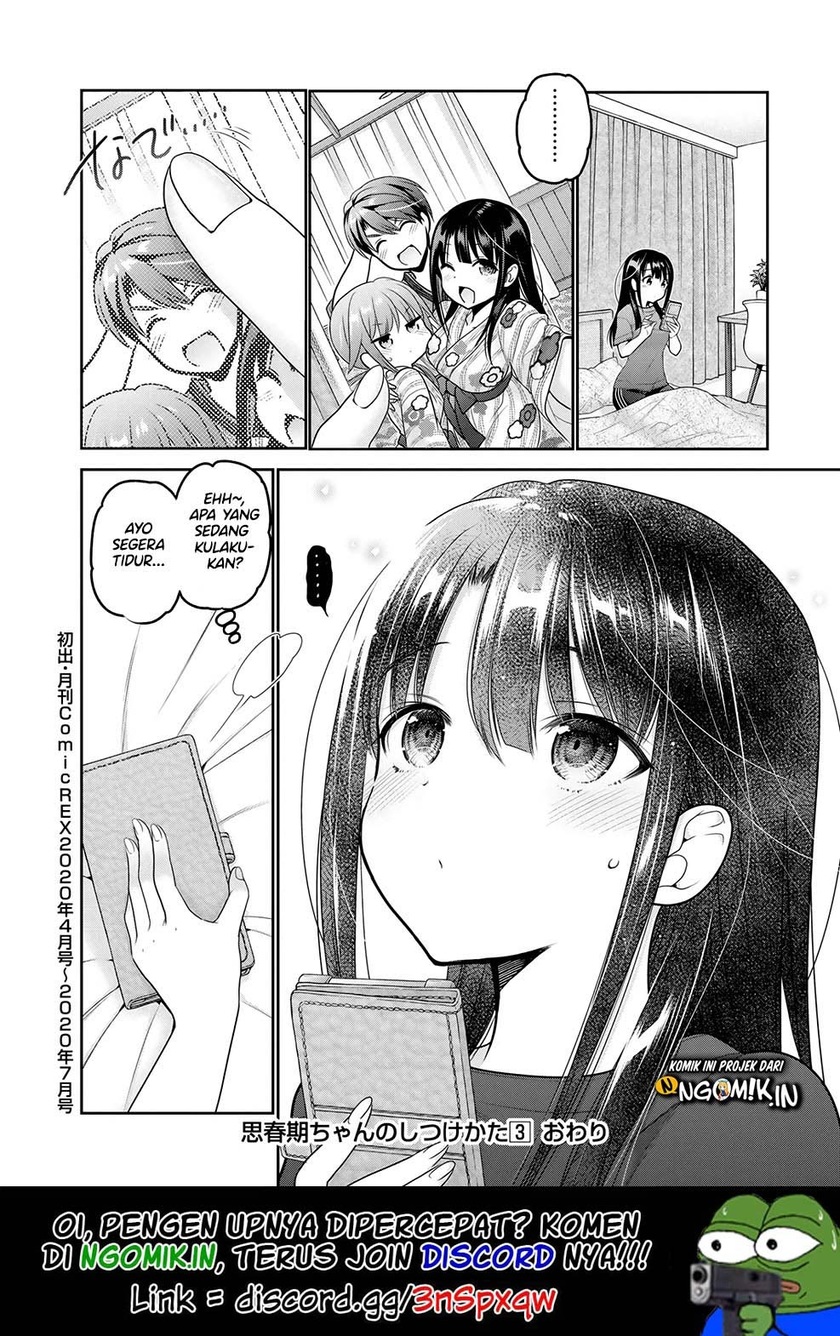 Shishunki-chan no Shitsukekata Chapter 12 Bahasa Indonesia