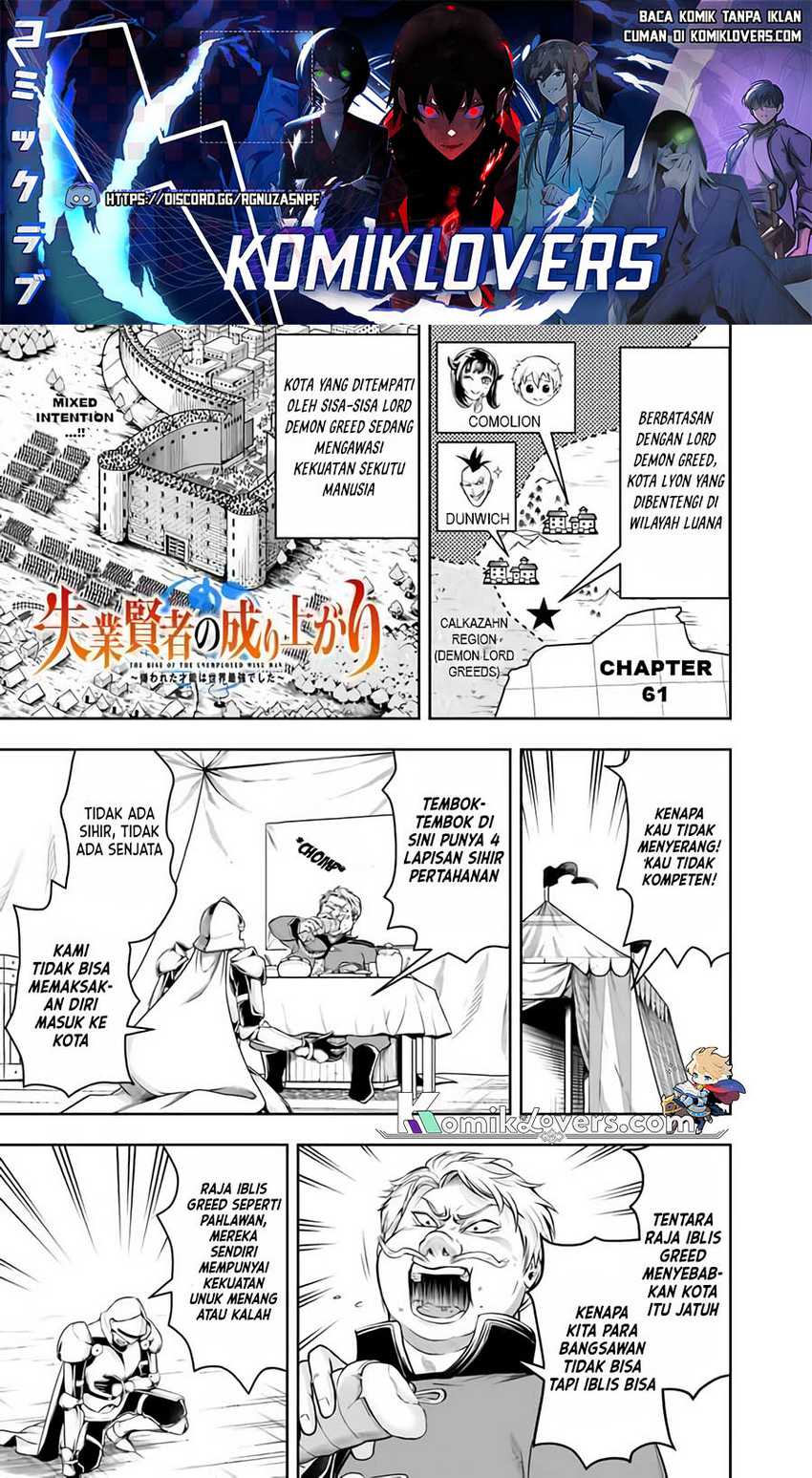 Shitsugyou Kenja no Nariagari Chapter 61 Bahasa Indonesia