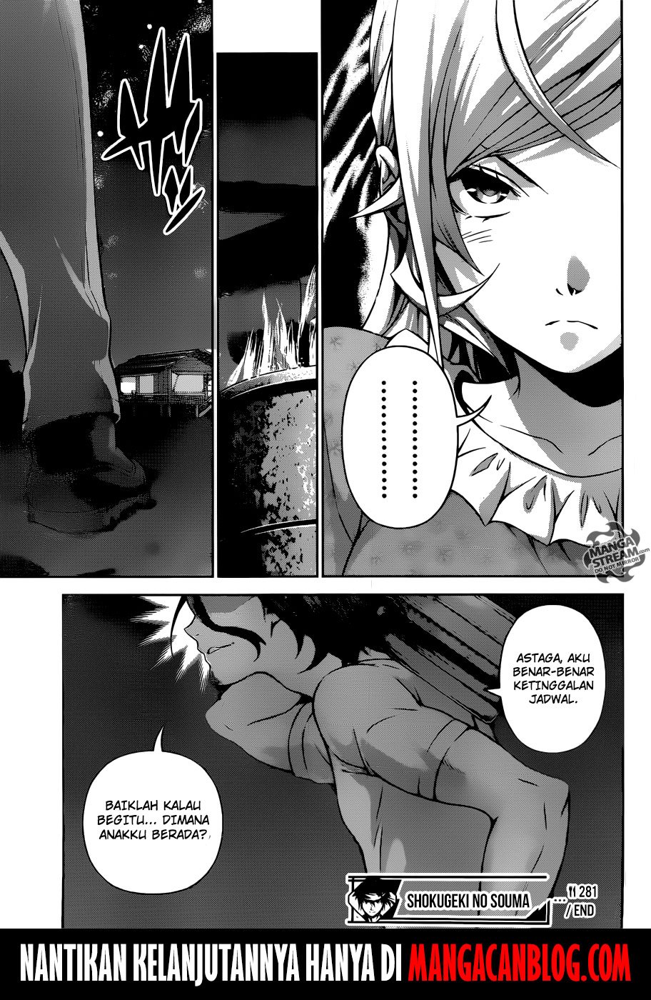 Shokugeki no Souma Chapter 281 Bahasa Indonesia