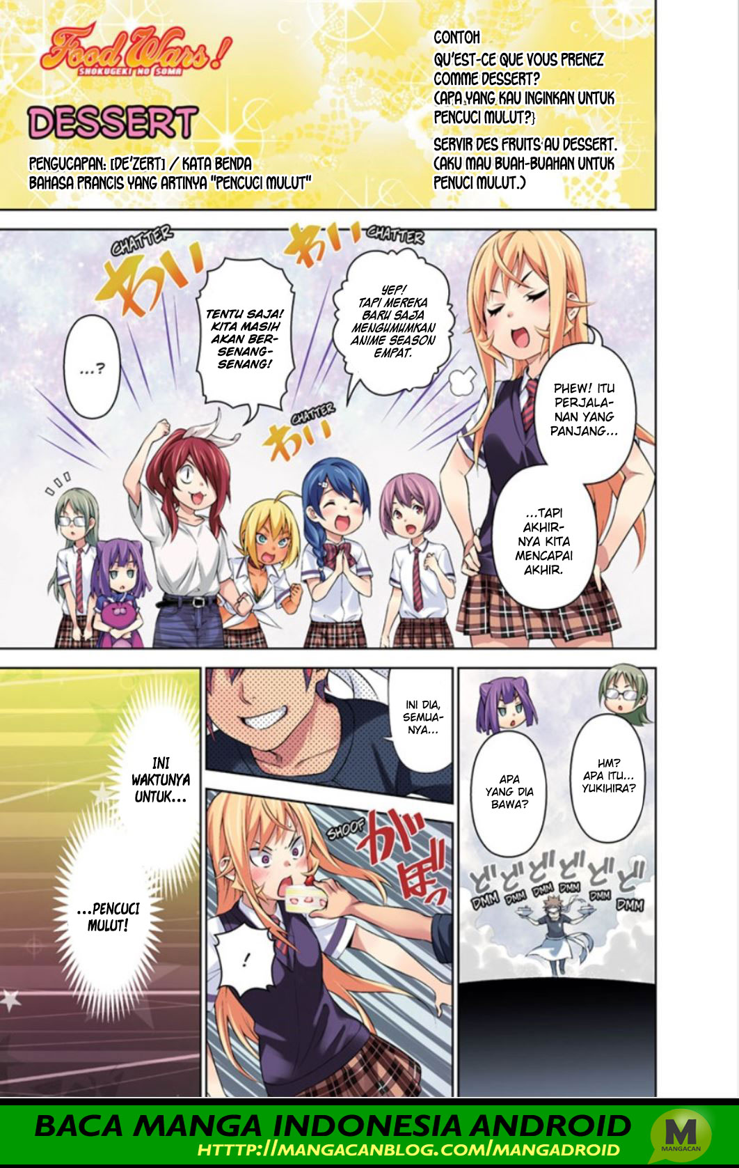 Shokugeki no Souma Chapter 315.1 Bahasa Indonesia
