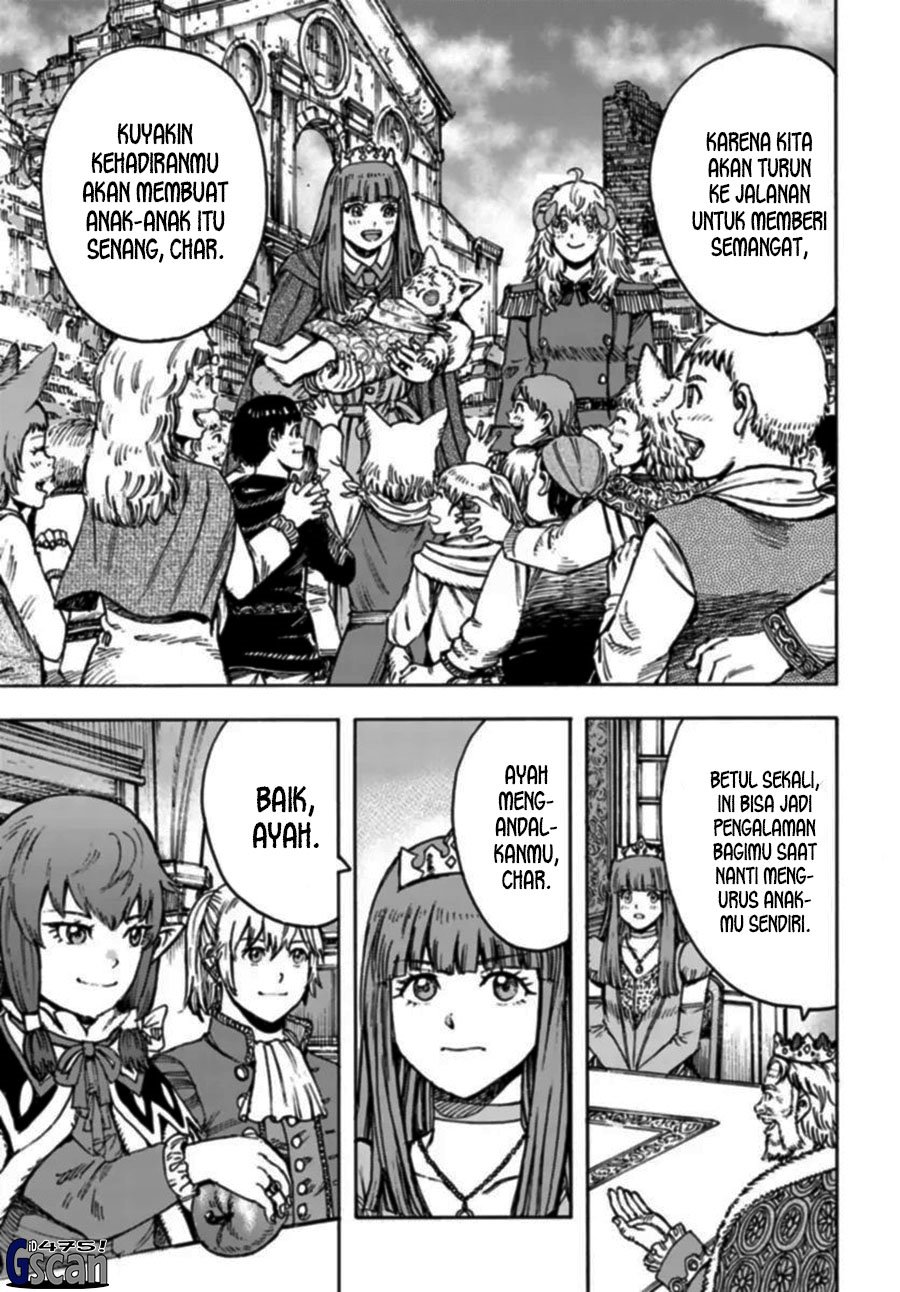 Shoukan Sareta Kenja wa Isekai o Iku ~ Saikyouna no wa Fuyou Zaiko no Aitemudeshita Chapter 42.1 Bahasa Indonesia