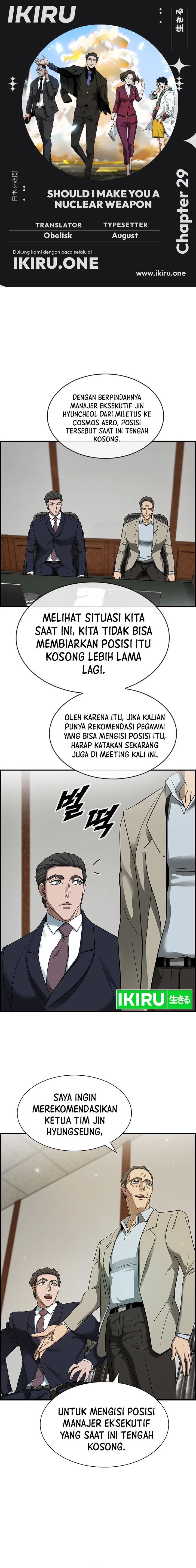 Should I Make You a Nuclear Weapon? chapter 29