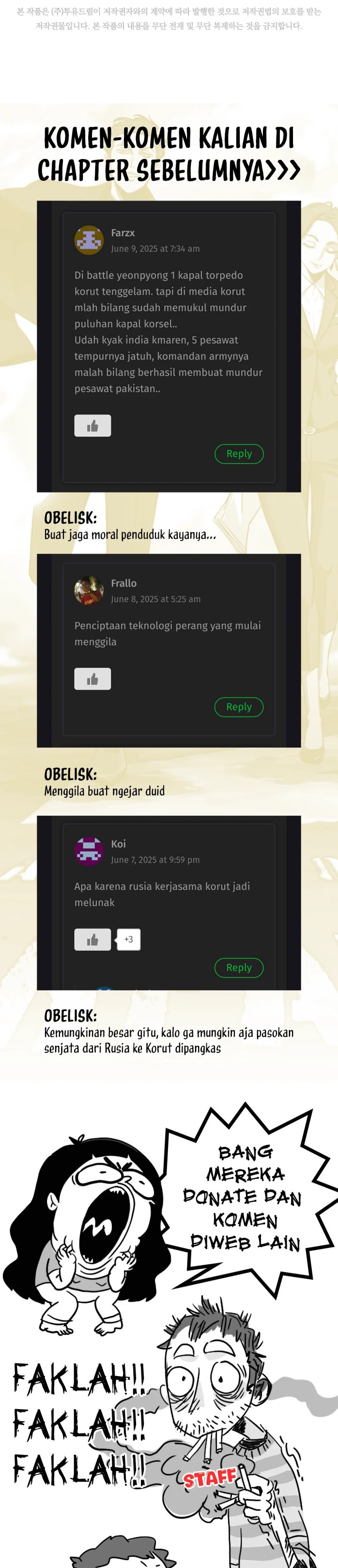 Should I Make You a Nuclear Weapon? Chapter 50 Bahasa Indonesia