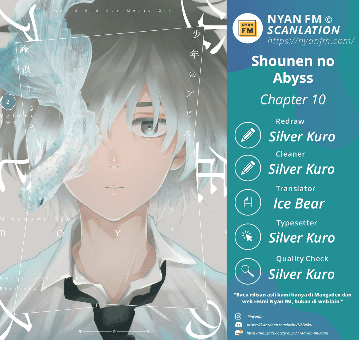 Shounen no Abyss Chapter 10 Bahasa Indonesia