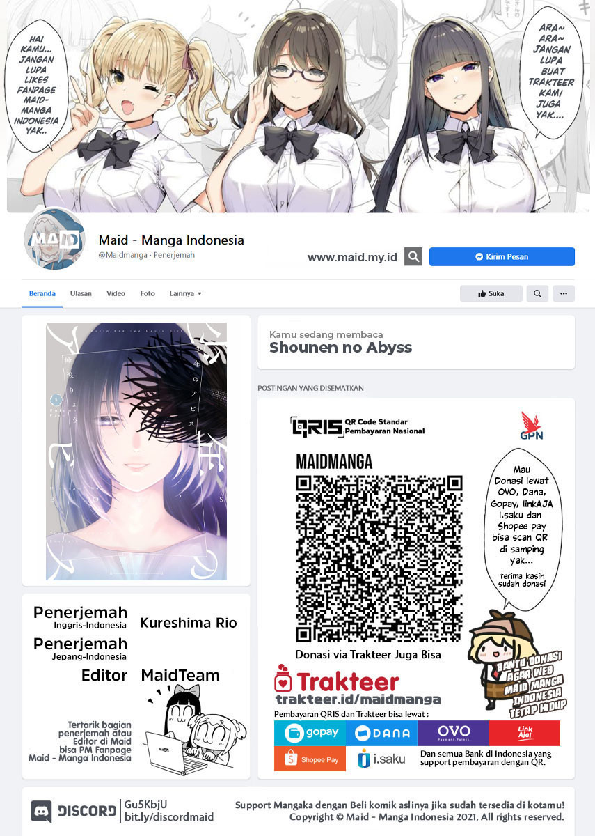 Shounen no Abyss Chapter 58 Bahasa Indonesia