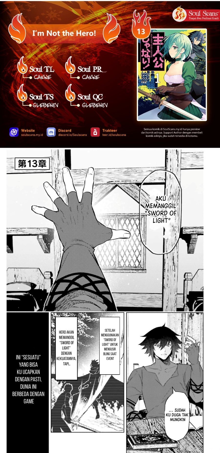 Shujinkou Janai! (I am Not The Hero!) Chapter 13 Bahasa Indonesia