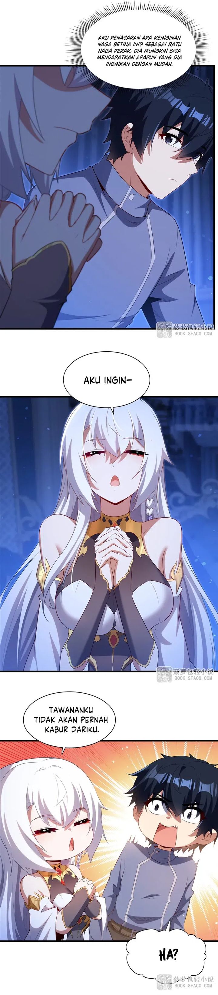 Shut Up, Evil Dragon! I Don’t Want to Raise a Child with You Anymore Chapter 70 Bahasa Indonesia