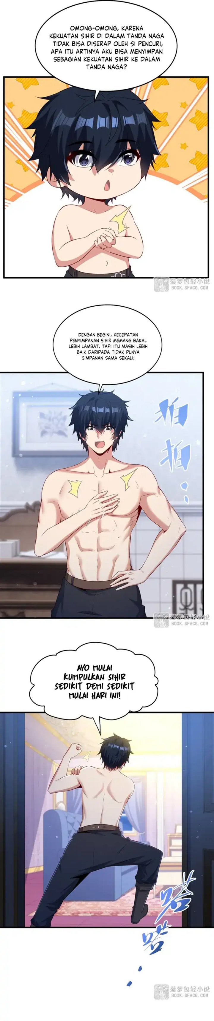 Shut Up, Evil Dragon! I Don’t Want to Raise a Child with You Anymore Chapter 72 Bahasa Indonesia