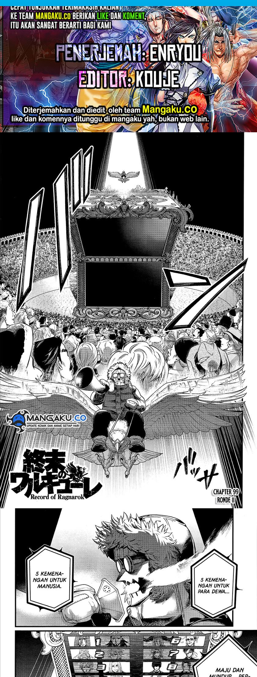 Shuumatsu no Valkyrie chapter 99