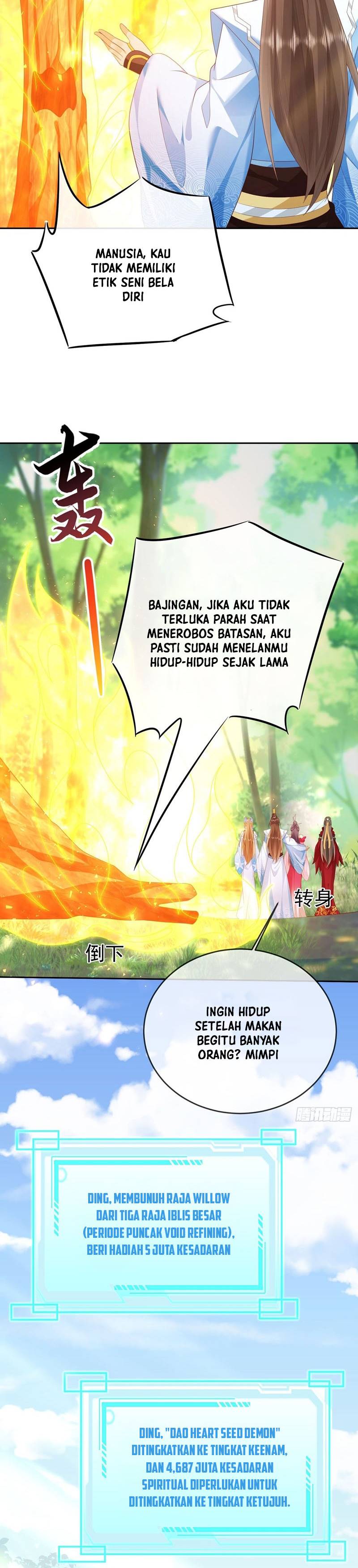 Sign in the Mystery Box to Dominate the World of Cultivation Chapter 58 Bahasa Indonesia