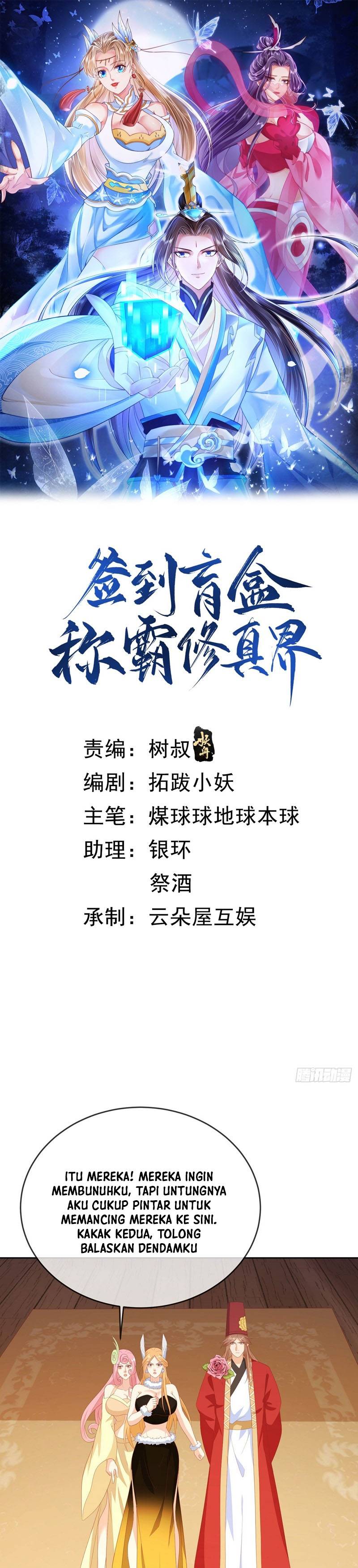 Sign in the Mystery Box to Dominate the World of Cultivation Chapter 59 Bahasa Indonesia