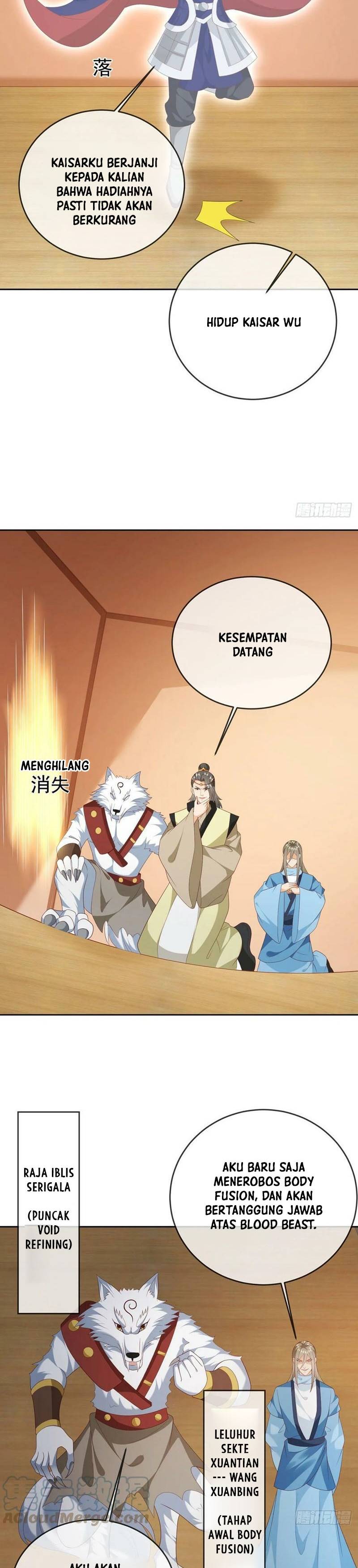 Sign in the Mystery Box to Dominate the World of Cultivation Chapter 72 Bahasa Indonesia