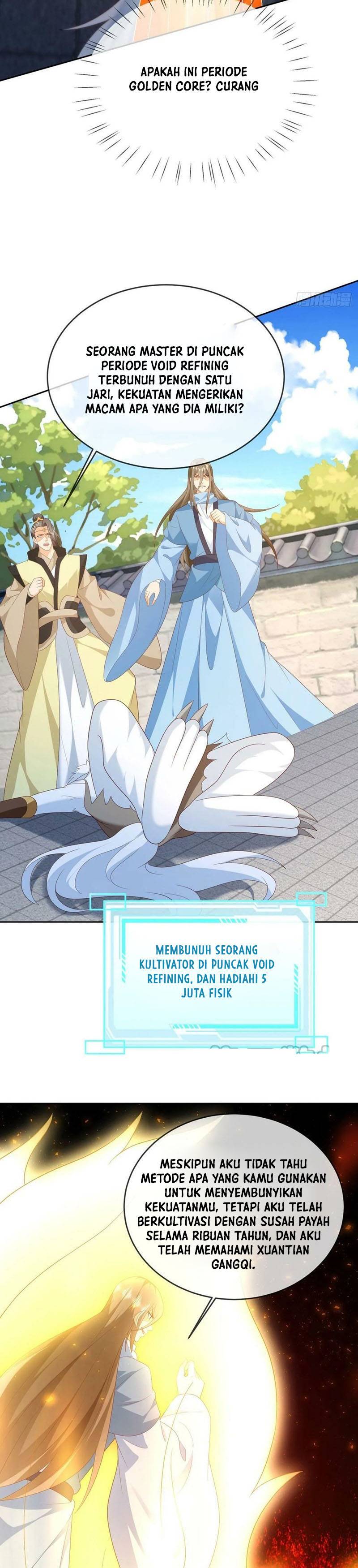 Sign in the Mystery Box to Dominate the World of Cultivation Chapter 72 Bahasa Indonesia