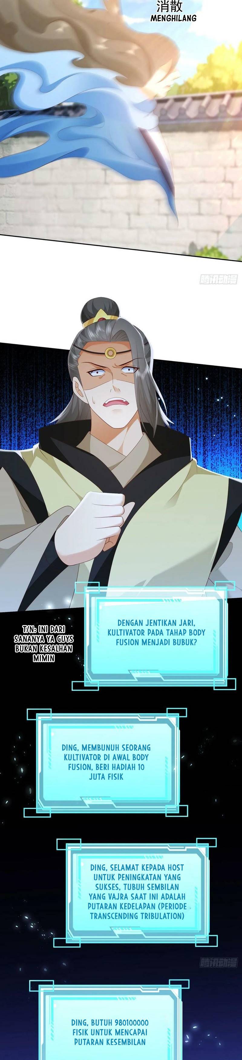 Sign in the Mystery Box to Dominate the World of Cultivation Chapter 72 Bahasa Indonesia