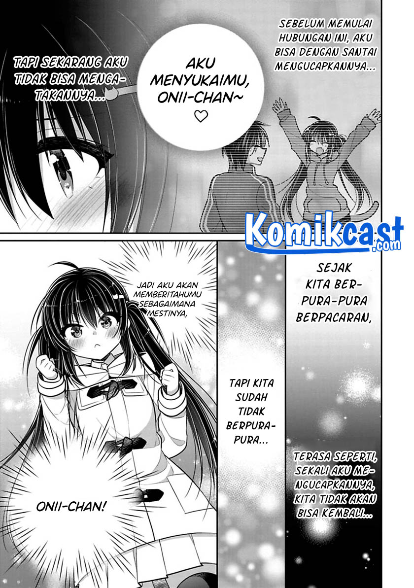 Siscon Ani to Brocon Imouto ga Shoujiki ni Nattara Chapter 39 Bahasa Indonesia