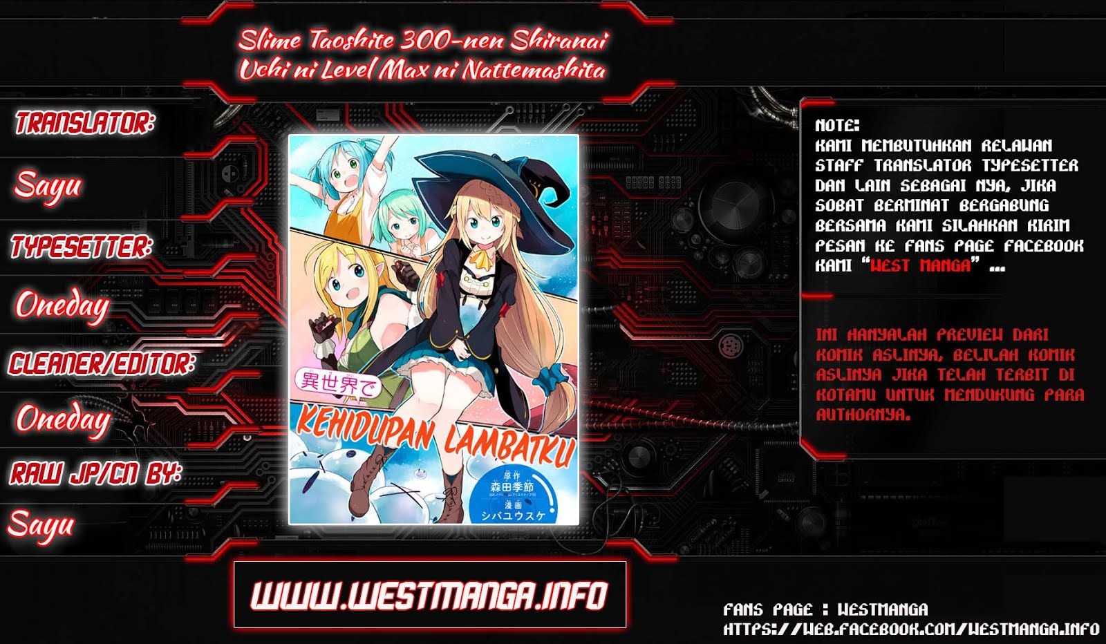 Slime Taoshite 300-nen Shiranai Uchi ni Level Max ni Nattemashita Chapter 08 Bahasa Indonesia