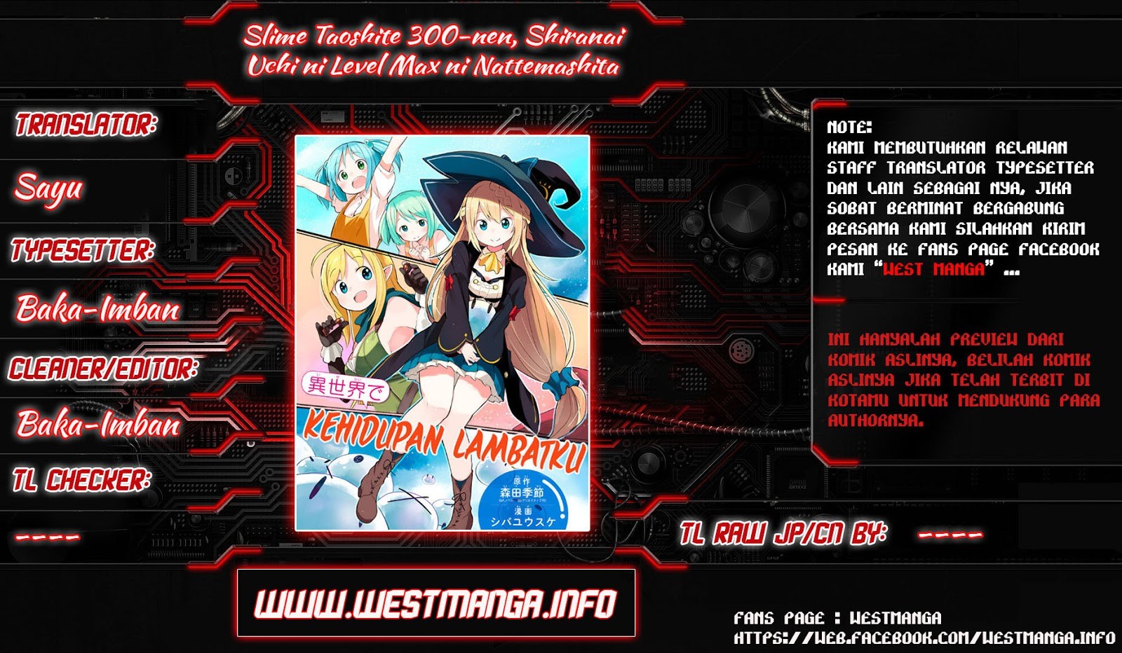 Slime Taoshite 300-nen Shiranai Uchi ni Level Max ni Nattemashita Chapter 10 Bahasa Indonesia