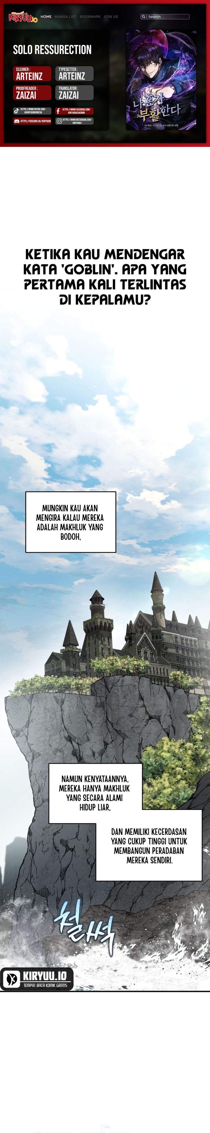 Solo Resurrection Chapter 74 Bahasa Indonesia
