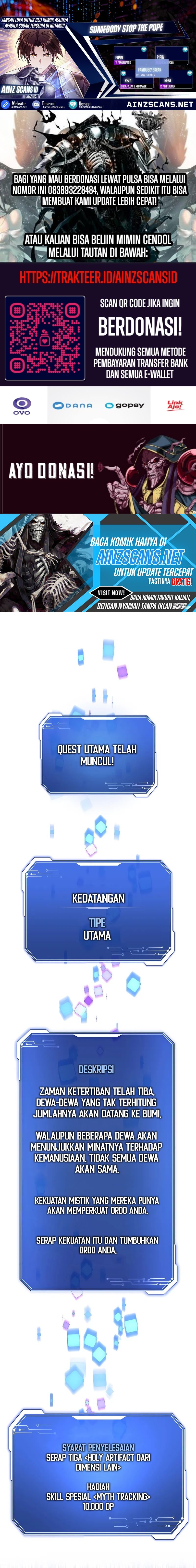 Somebody Stop the Pope Chapter 27 Bahasa Indonesia