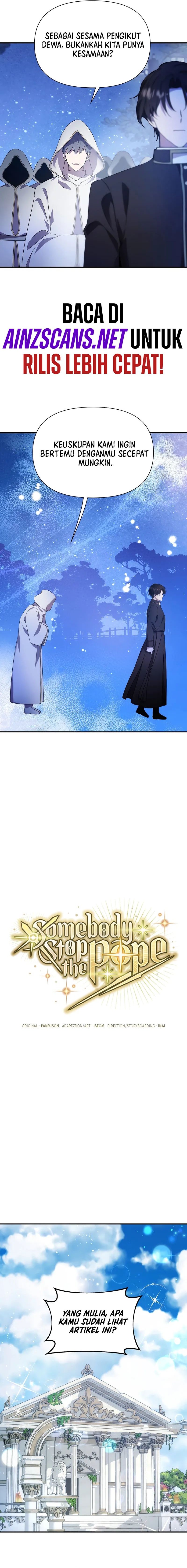 Somebody Stop the Pope Chapter 27 Bahasa Indonesia