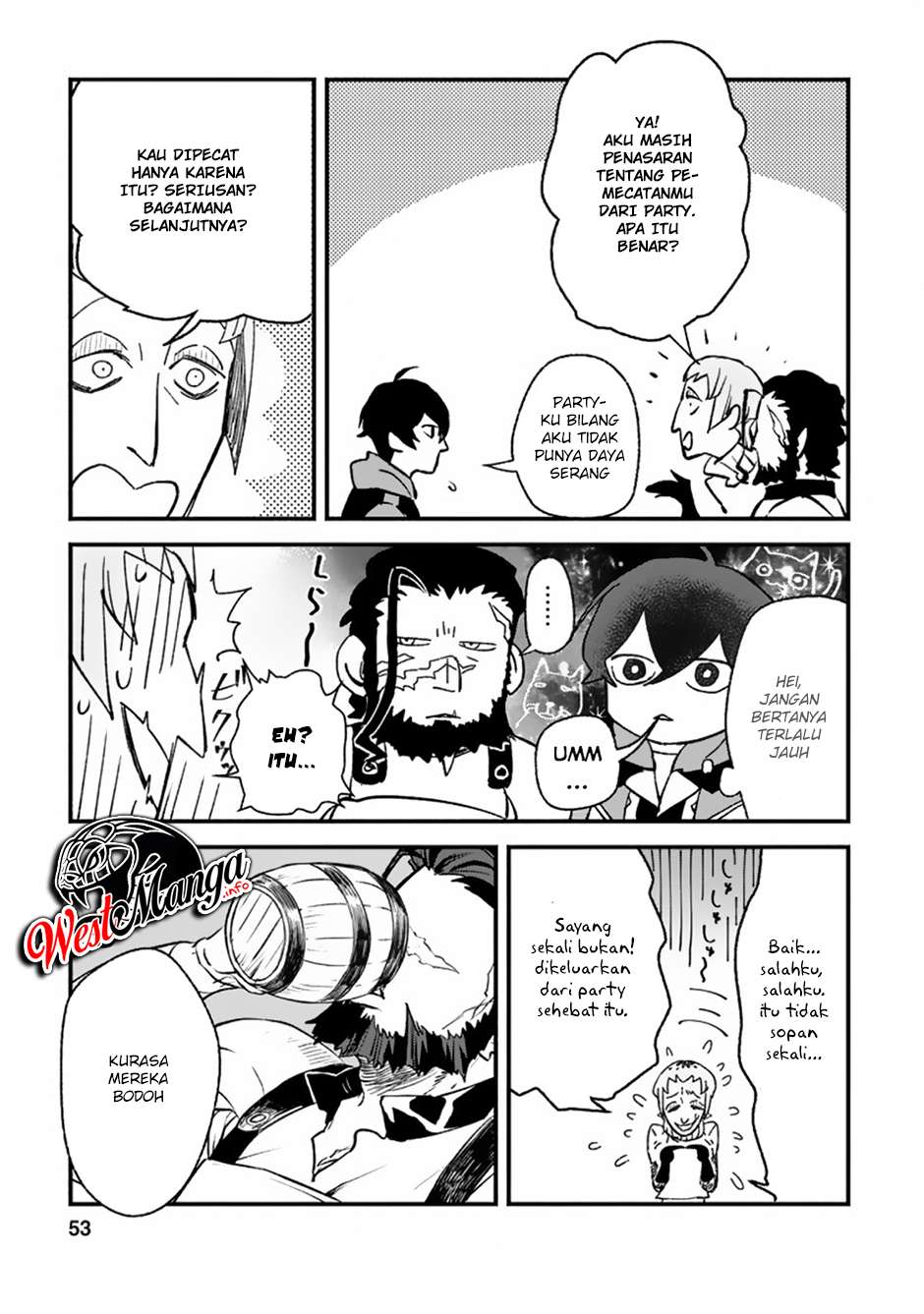 Sono Monban, Saikyou Nitsuki: Tsuihou Sareta Bougyo Ryoku 9999 no Senshi, Outo no Monban Toshite Musou Suru Chapter 02.2 Bahasa Indonesia
