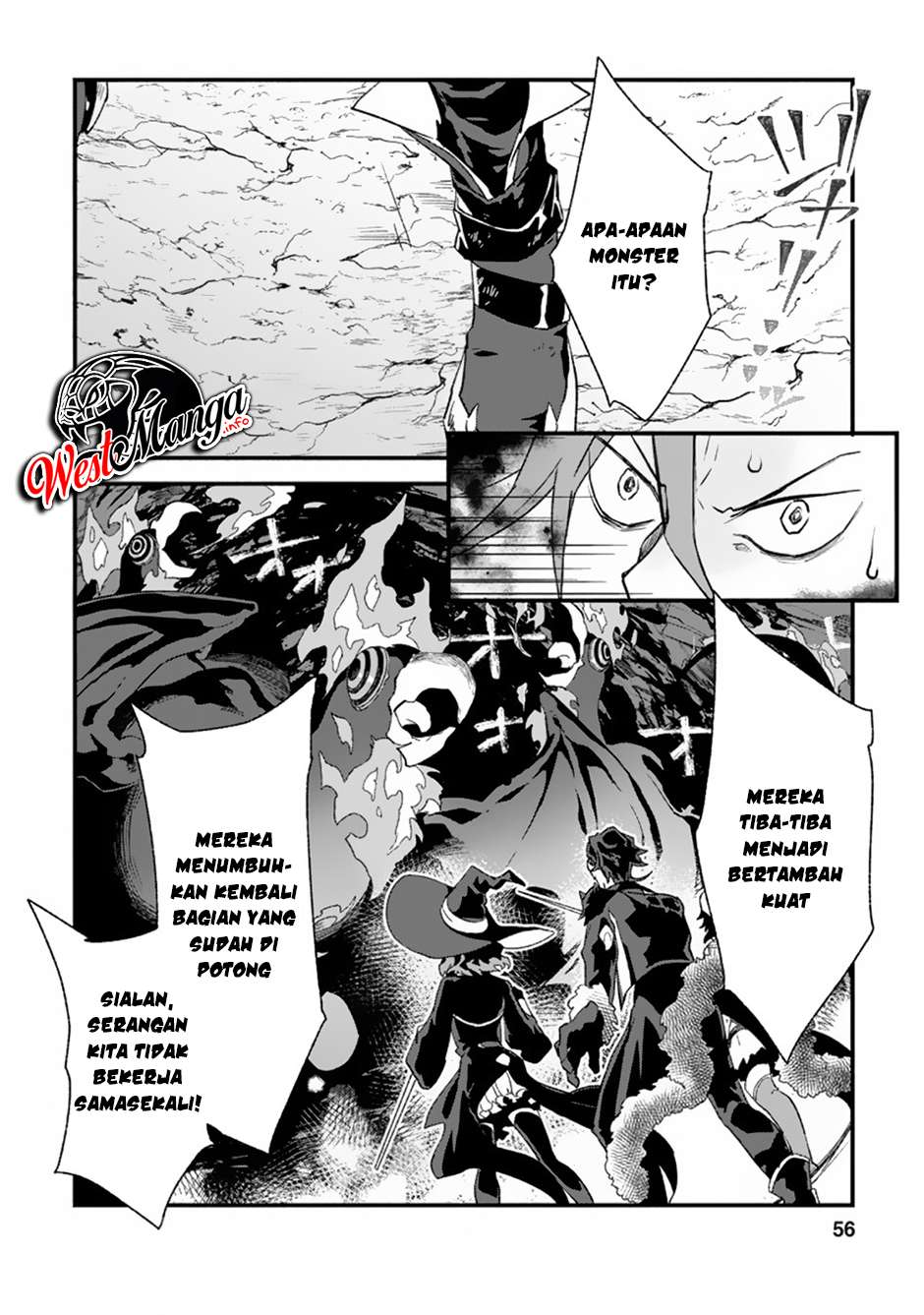 Sono Monban, Saikyou Nitsuki: Tsuihou Sareta Bougyo Ryoku 9999 no Senshi, Outo no Monban Toshite Musou Suru Chapter 02.2 Bahasa Indonesia