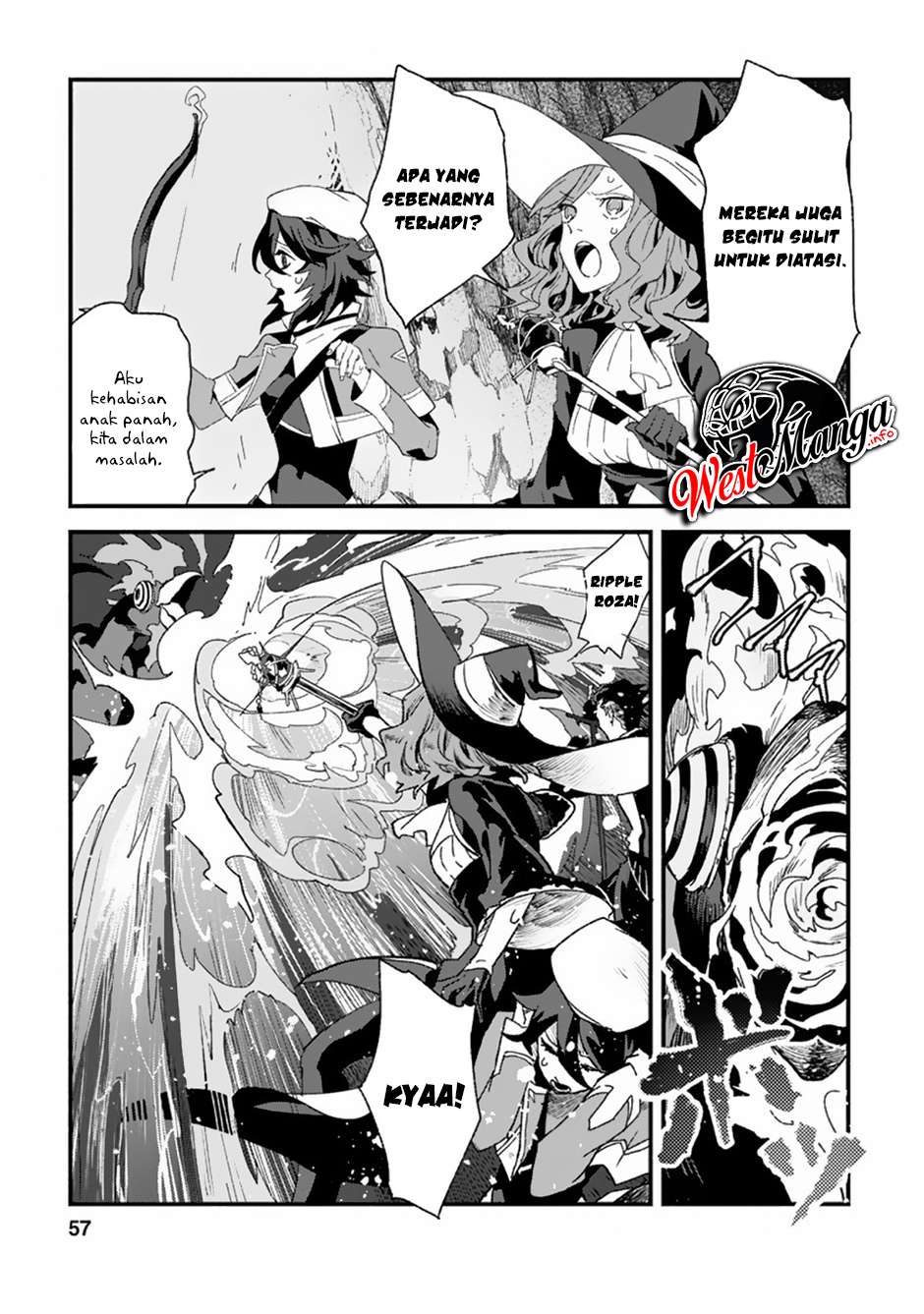 Sono Monban, Saikyou Nitsuki: Tsuihou Sareta Bougyo Ryoku 9999 no Senshi, Outo no Monban Toshite Musou Suru Chapter 02.2 Bahasa Indonesia