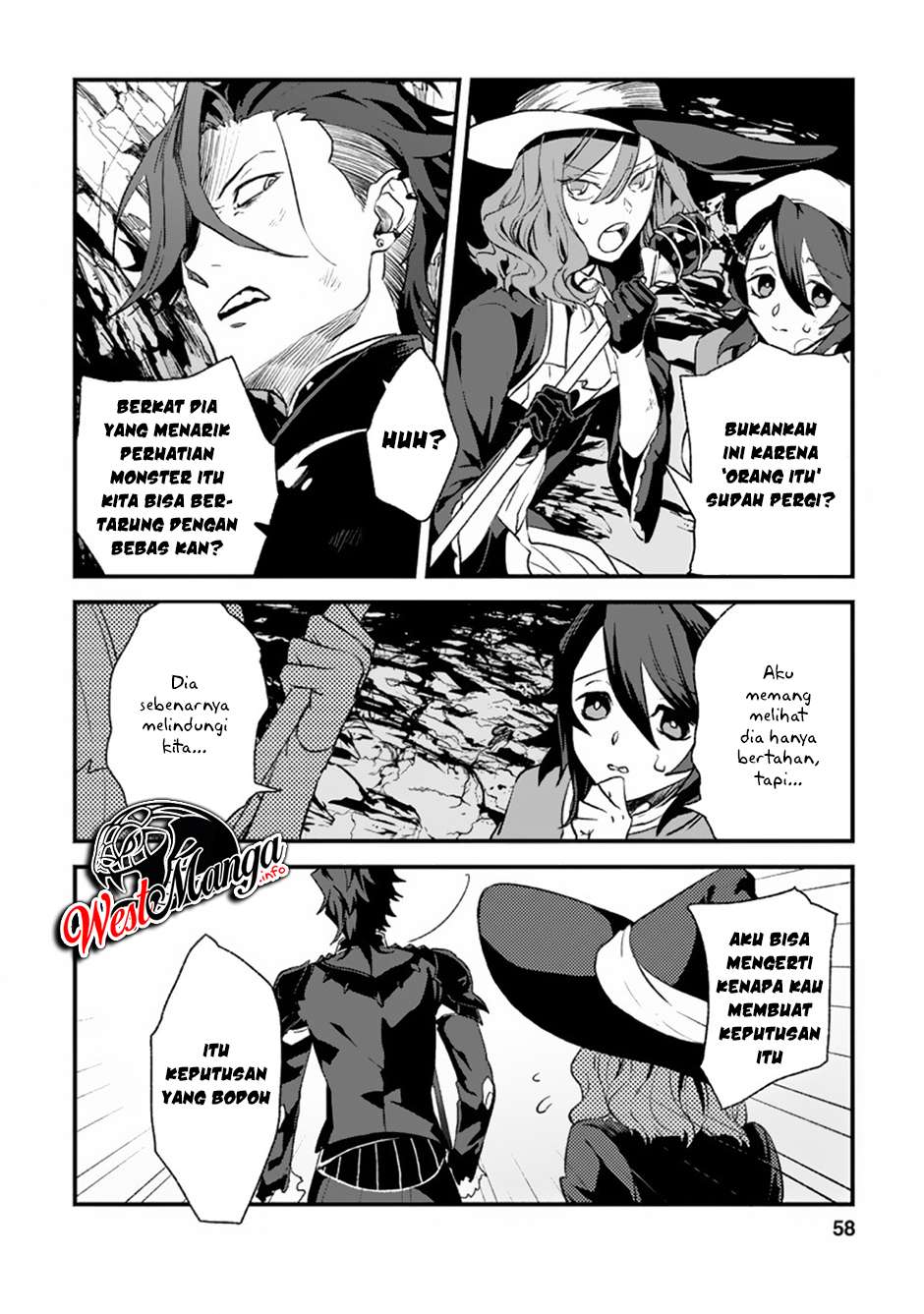 Sono Monban, Saikyou Nitsuki: Tsuihou Sareta Bougyo Ryoku 9999 no Senshi, Outo no Monban Toshite Musou Suru Chapter 02.2 Bahasa Indonesia