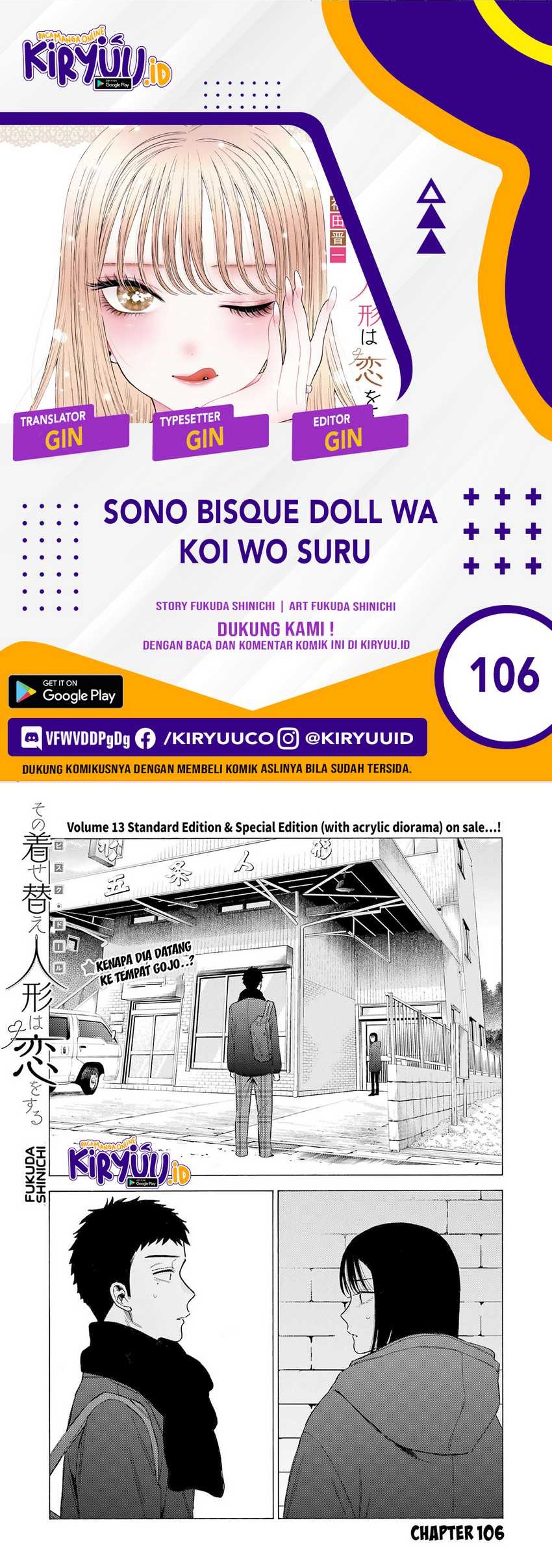 Sono Bisque Doll wa Koi wo suru Chapter 106 Bahasa Indonesia