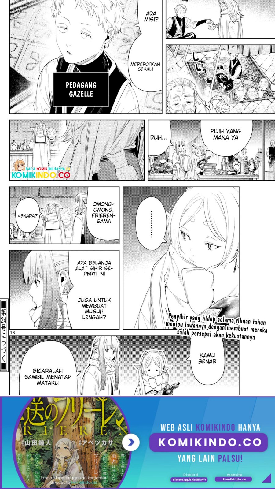 Sousou no Frieren Chapter 129 Bahasa Indonesia