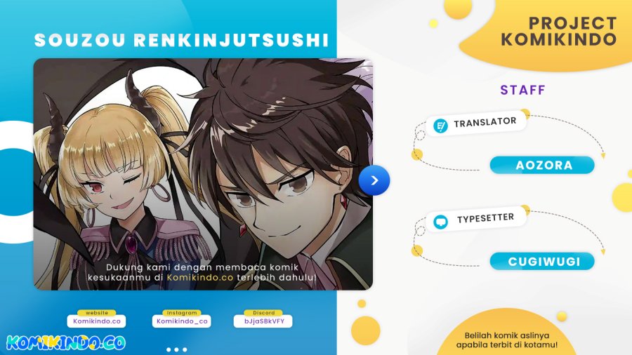 Souzou Renkinjutsushi wa Jiyuu wo Ouka Suru Kokyou wo Tsuihou Saretara Chapter 08.2 Bahasa Indonesia
