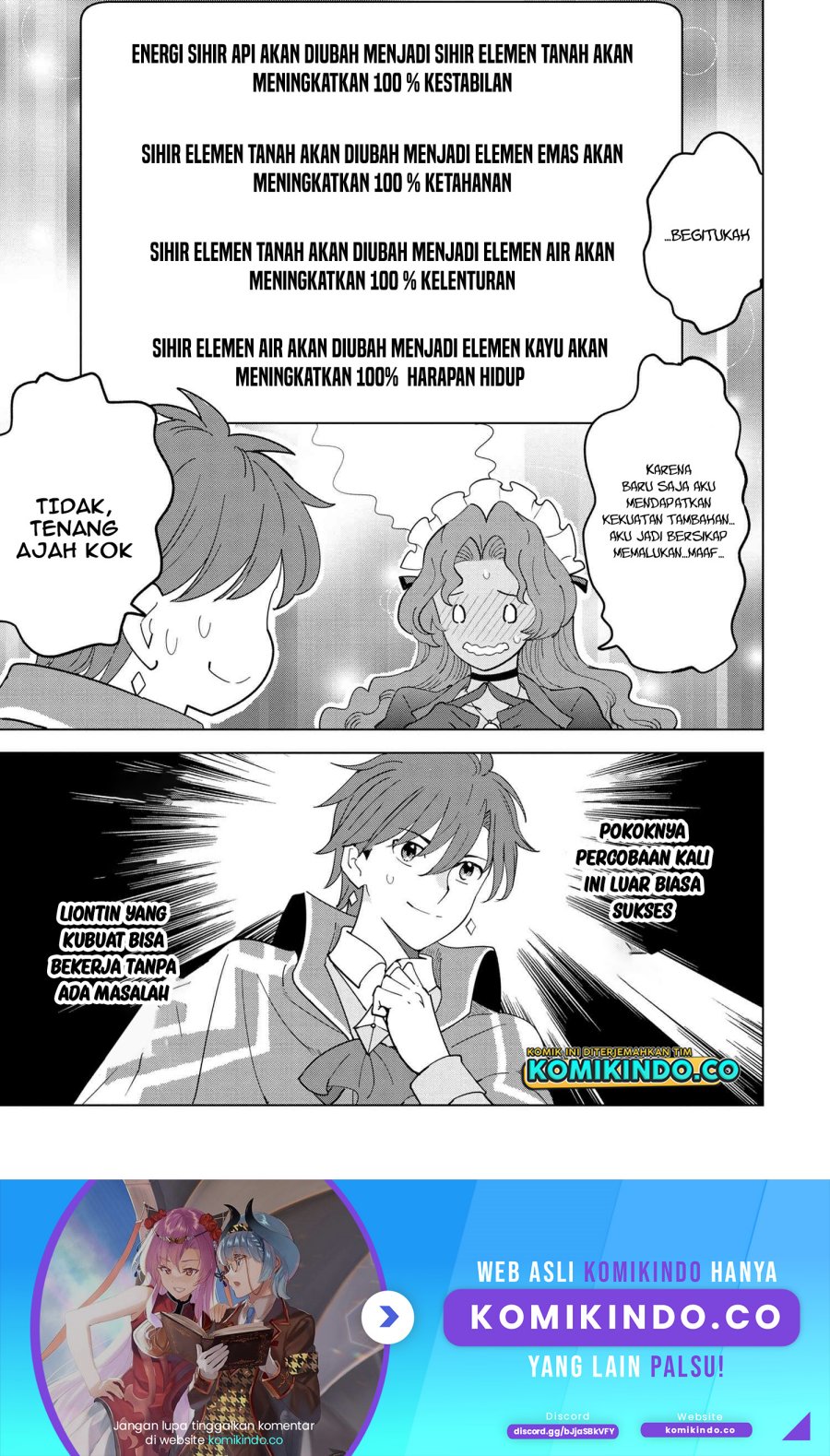 Souzou Renkinjutsushi wa Jiyuu wo Ouka Suru Kokyou wo Tsuihou Saretara Chapter 08.2 Bahasa Indonesia