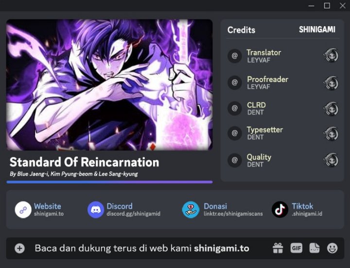 Standard of Reincarnation chapter 135