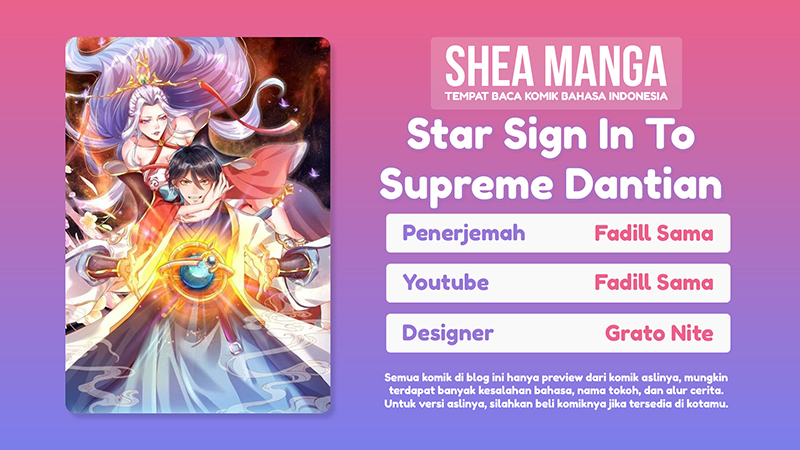 Star Sign In To Supreme Dantian chapter 41