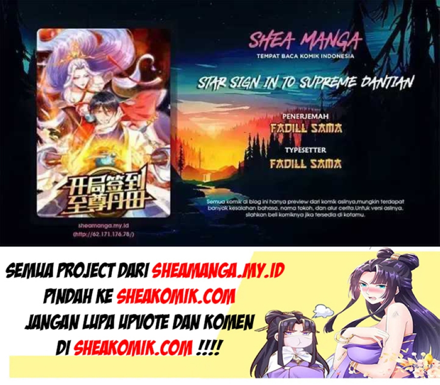 Star Sign In To Supreme Dantian Chapter 203 Bahasa Indonesia